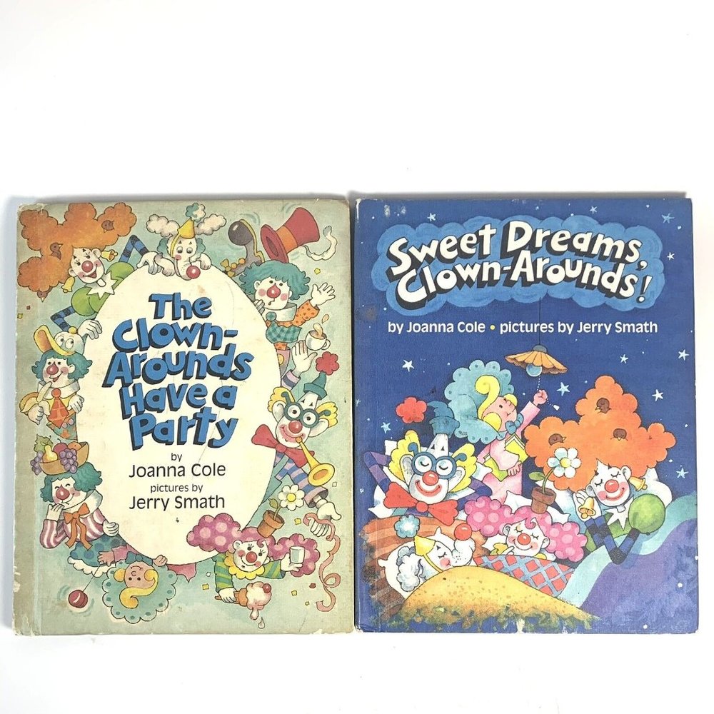 The Clown-Arounds Kid's Books Parents Magazine Press Books Lot of 2 1980s